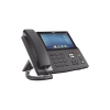 teléfono ip empresarial para 20 lineas sip, pantalla táctil, bluetooth integrado para diadema, poe y hasta 127 botones dss con doble puerto gigabit, soporta recepción de video