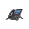 teléfono ip empresarial para 20 lineas sip, pantalla táctil, bluetooth integrado para diadema, poe y hasta 127 botones dss con doble puerto gigabit, soporta recepción de video