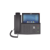 teléfono ip empresarial para 20 lineas sip, pantalla táctil, bluetooth integrado para diadema, poe y hasta 127 botones dss con doble puerto gigabit, soporta recepción de video