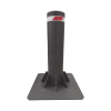 bolardo fijo de alta seguridad de 220 mm de diámetro / fabricado en acero al carbón