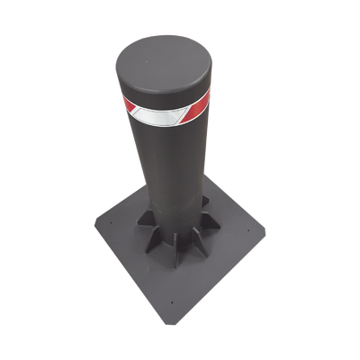 bolardo fijo de alta seguridad de 220 mm de diámetro / fabricado en acero al carbón bolardo fijo de alta seguridad de 220 mm de diámetro / fabricado en acero al carbón