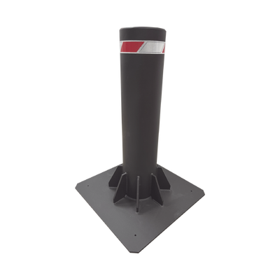 bolardo fijo de alta seguridad de 220 mm de diámetro / fabricado en acero al carbón bolardo fijo de alta seguridad de 220 mm de diámetro / fabricado en acero al carbón