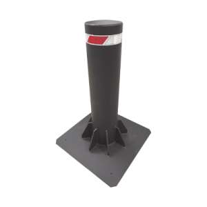 bolardo fijo de alta seguridad de 220 mm de diámetro / fabricado en acero al carbón