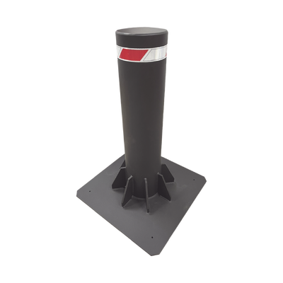 bolardo fijo de alta seguridad de 220 mm de diámetro / fabricado en acero al carbón bolardo fijo de alta seguridad de 220 mm de diámetro / fabricado en acero al carbón