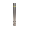 bolardo fijo de acero inoxidable de 900 mm de altura / ideal para aplicaciones delimitaciones de automóviles