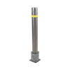 bolardo desmontable de acero inoxidable de 900 mm de altura / ideal para aplicaciones de delimitaciones vehiculares y peatonales