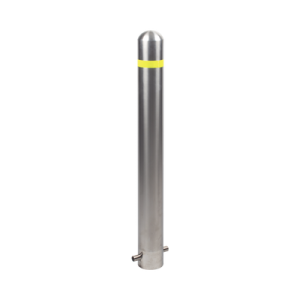 bolardo fijo de acero inoxidable de 900 mm de altura