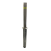 bolardo retráctil de acero inoxidable de 900 mm de altura / ideales para delimitación vehicular y peatonal