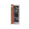 barrera vehicular con motor brushless soporta brazo de hasta 6 metros sin iluminación o brazo con iluminación de hasta 5 metros / velocidad de apertura configurable / sentido configurable como izquierda o derecha