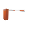barrera vehicular derecha / soporta brazo de hasta 3 m / apertura en 1.5 s /final de carrera ajustable por programación / movimiento fluido / diseño elegante color naranja