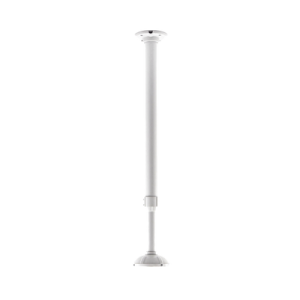 soporte telescópico universal para cámaras domo y bala / color blanco / 0.60 mts a 1.2 mts de distancia (ajustable)