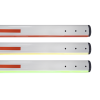 mástil recto iluminación led rojo/verde de 5 metros compatible con barreras industrial by accesspro