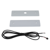 mástil recto iluminación led rojo/verde de 5 metros compatible con barreras industrial by accesspro