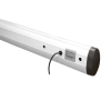 mástil recto iluminación led rojo/verde de 5 metros compatible con barreras industrial by accesspro