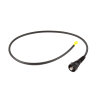 patch cord industrial "ruggedized" a plug modular, cat6, de 3 ft, color negro