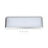 luz led rectangular para interiores, 48 led, 12 24 vcd, 1392 lúmenes
