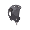 barra de luz de 12 led, 1500 lúmenes, 18 watts, 10 30 vcc, ip67, 6.5 pulgadas
