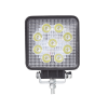 luz de trabajo de 9 led , 2300 lúmenes, 27 watts, 10 30 vcc, ip67