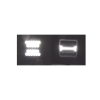 luz de trabajo de 40 led, 5600 lúmenes, 66 watts, 10 30 vcc, ip67