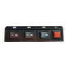 switch de 4 interruptores para encendido/apagado y control de patrones de destello