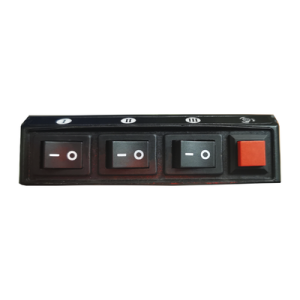 switch de 4 interruptores para encendido/apagado y control de patrones de destello