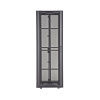 gabinete flexfusion para centros de datos, 42 ur, 600 mm de ancho, 1070 mm de profundidad, fabricado en acero, color negro