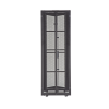 gabinete flexfusion para centros de datos, 42 ur, 600 mm de ancho, 1070 mm de profundidad, fabricado en acero, color negro