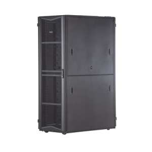 gabinete flexfusion para centros de datos, 42 ur, 600 mm de ancho, 1070 mm de profundidad, fabricado en acero, color negro