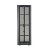 gabinete flexfusion para centros de datos, 45 ur, 600 mm de ancho, 1070 mm de profundidad, fabricado en acero, color negro