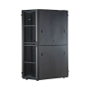 gabinete flexfusion para centros de datos, 45 ur, 600 mm de ancho, 1070 mm de profundidad, fabricado en acero, color negro