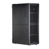 gabinete flexfusion para centros de datos, 42 ur, 700 mm de ancho, 1200 mm de profundidad, fabricado en acero, color negro