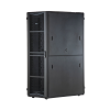 gabinete flexfusion para centros de datos, 45 ur, 700 mm de ancho, 1070 mm de profundidad, sin paneles laterales, fabricado en acero, color negro