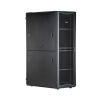 gabinete flexfusion para centros de datos, 45 ur, 700 mm de ancho, 1070 mm de profundidad, sin paneles laterales, fabricado en acero, color negro