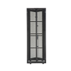 gabinete flexfusion para centros de datos, 45 ur, 700 mm de ancho, 1070 mm de profundidad, sin paneles laterales, fabricado en acero, color negro