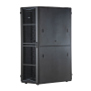 gabinete flexfusion para centros de datos, 45 ur, 700 mm de ancho, 1070 mm de profundidad, sin paneles laterales, fabricado en acero, color negro