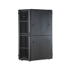 gabinete flexfusion para centros de datos, 42 ur, 800 mm de ancho, 1070 mm de profundidad, fabricado en acero, color negro