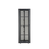 gabinete flexfusion para centros de datos, 42 ur, 800 mm de ancho, 1200 mm de profundidad, fabricado en acero, color negro