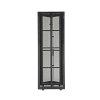 gabinete flexfusion para centros de datos, 45 ur, 800 mm de ancho, 1200 mm de profundidad, fabricado en acero, color negro