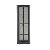 gabinete flexfusion para centros de datos, 45 ur, 800 mm de ancho, 1200 mm de profundidad, fabricado en acero, color negro