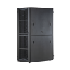 gabinete flexfusion para centros de datos, 45 ur, 800 mm de ancho, 1200 mm de profundidad, fabricado en acero, color negro