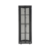 gabinete flexfusion para centros de datos, 45 ur, 800 mm de ancho, 1200 mm de profundidad, fabricado en acero, color negro