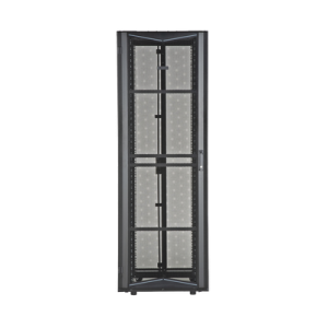 gabinete flexfusion para centros de datos, 45 ur, 800 mm de ancho, 1200 mm de profundidad, fabricado en acero, color negro