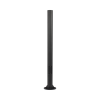 poste seccionado de 6 metros / tubos mas gruesos / especializado para la instalación de videovigilancia / incluye base de cimentación y brazo para cámara ptz / color negro