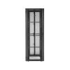 gabinete flexfusion™ xgl (light) para centros de datos, 42 ur, 600 mm de ancho, 1200 mm de profundidad, fabricado en acero, color negro
