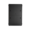 gabinete flexfusion™ xgl (light) para centros de datos, 42 ur, 600 mm de ancho, 1200 mm de profundidad, fabricado en acero, color negro