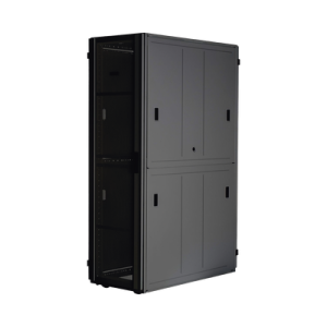 gabinete flexfusion™ xgl (light) para centros de datos, 42 ur, 800 mm de ancho, 1070 mm de profundidad, fabricado en acero, color negro