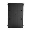 gabinete flexfusion™ xgl (light) para centros de datos, 42 ur, 800 mm de ancho, 1200 mm de profundidad, fabricado en acero, color negro