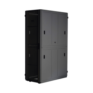 gabinete flexfusion™ xgl (light) para centros de datos, 42 ur, 800 mm de ancho, 1200 mm de profundidad, fabricado en acero, color negro
