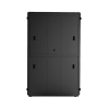 gabinete flexfusion™ xgl (light) para centros de datos, 48 ur, 800 mm de ancho, 1070 mm de profundidad, fabricado en acero, color negro