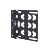 kit de soportes de montaje de pdus verticales, para uso con gabinetes flexfusion™, color negro